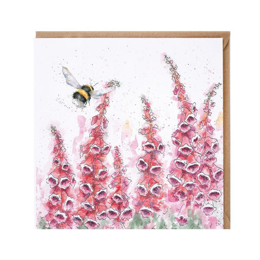 Wrendale 'A Cottage Garden' Bee Greetings Card