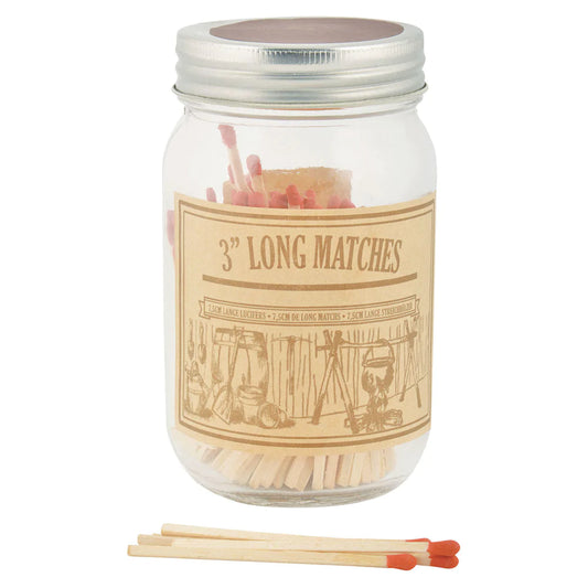 Glass Jar of Matches