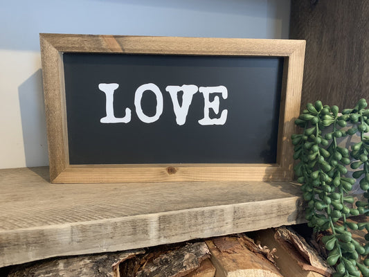 Love Framed Sign