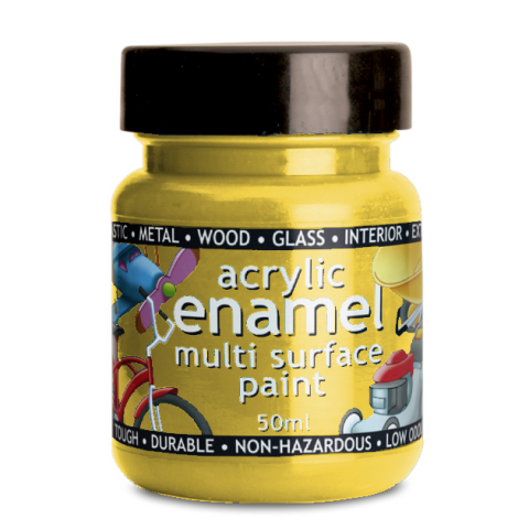 Polyvine Acrylic Enamel Paint - Lemon