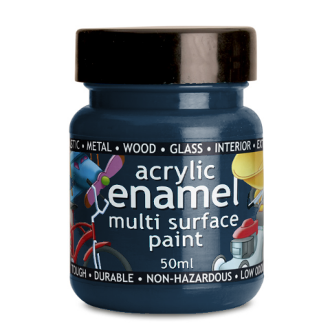 Polyvine Acrylic Enamel Paint - Midnight Blue