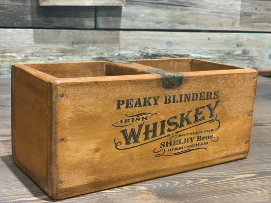 Peaky Blinders Whiskey Wooden Crate
