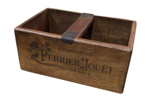 Perrier Jouet Champagne Wooden Crate
